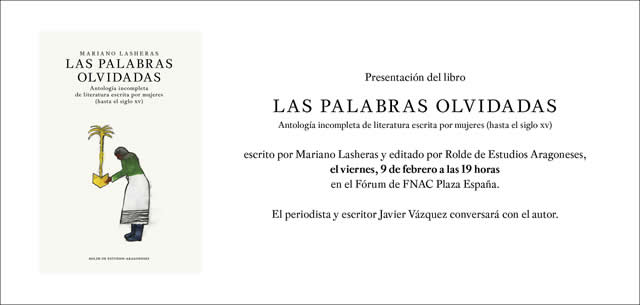 Presentación del libro 'Las palabras olvidadas'